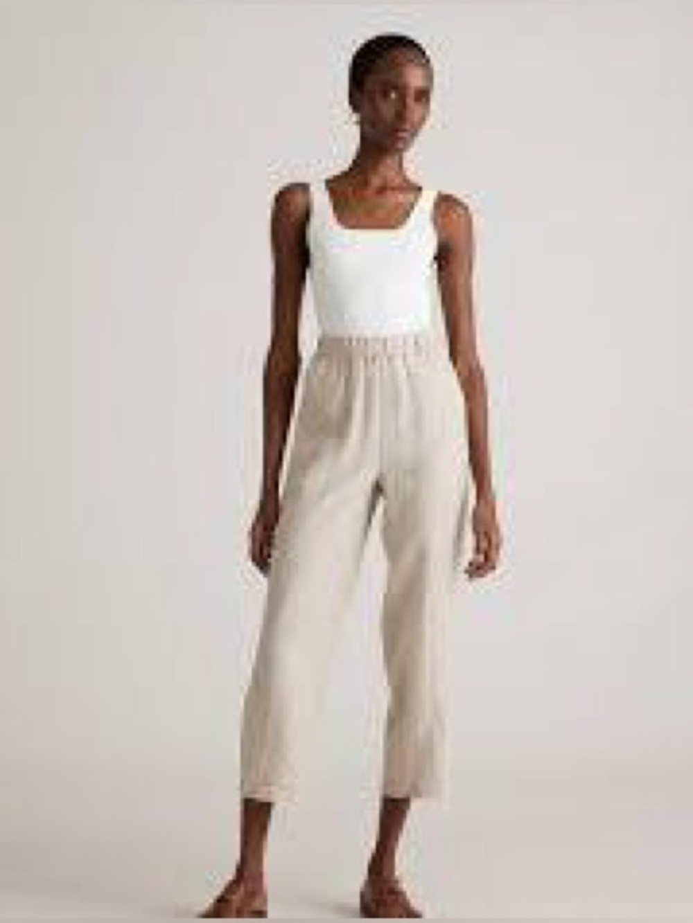 Quince 100% European Linen Pants in flax size small